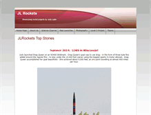 Tablet Screenshot of jlrockets.com